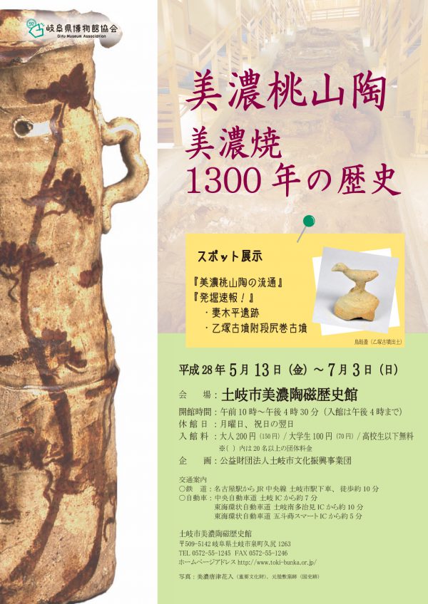 美濃桃山陶／美濃焼1300年の歴史